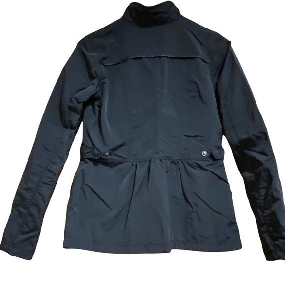 Eddie Bauer Black Nylon Fitted Travex Weatherproof Jacket XS - Picture 3 of 10